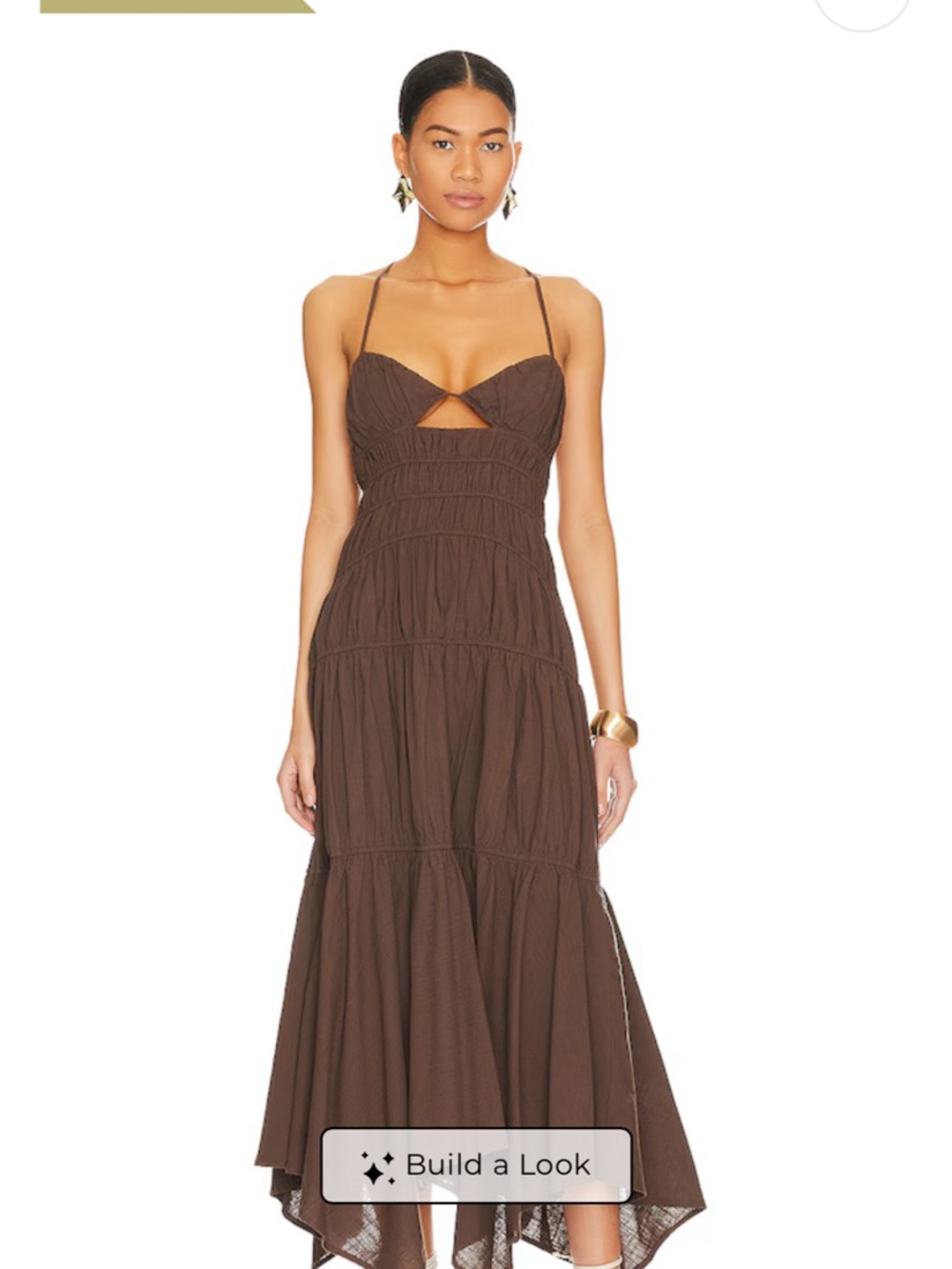 REVOLVE Tahlia dress in chocolate
